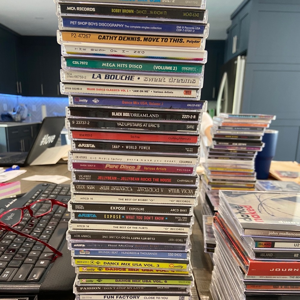 Vintage music CDs